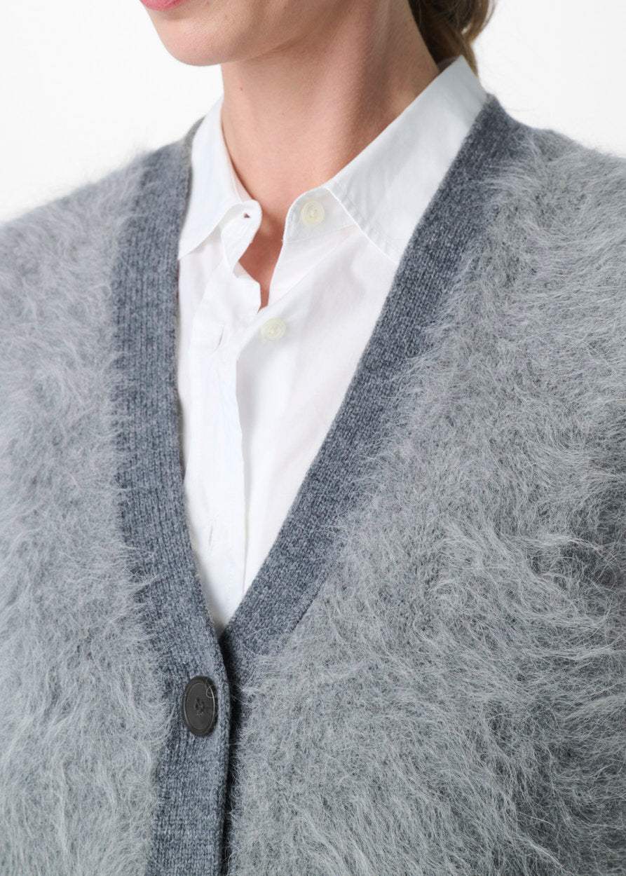 SOFT FURRY ALPACA SLEEVELESS VEST