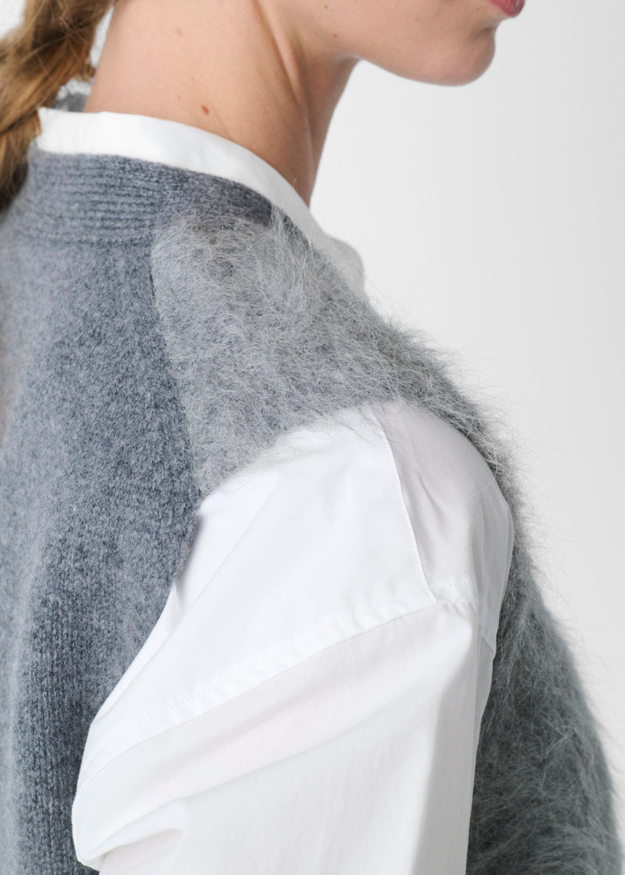 SOFT FURRY ALPACA SLEEVELESS VEST