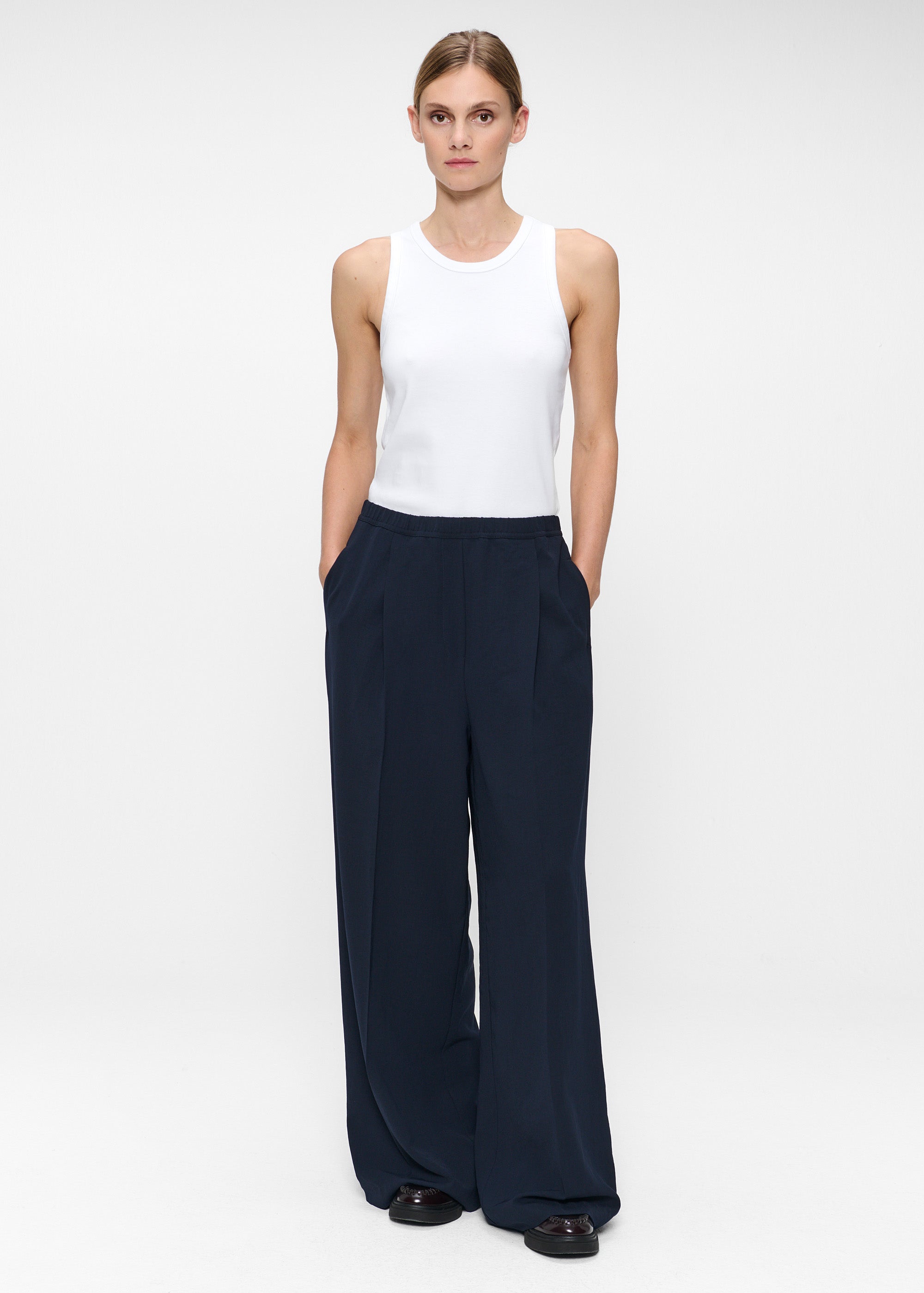 JAPANESE CRÊPE BONNIE PANTS