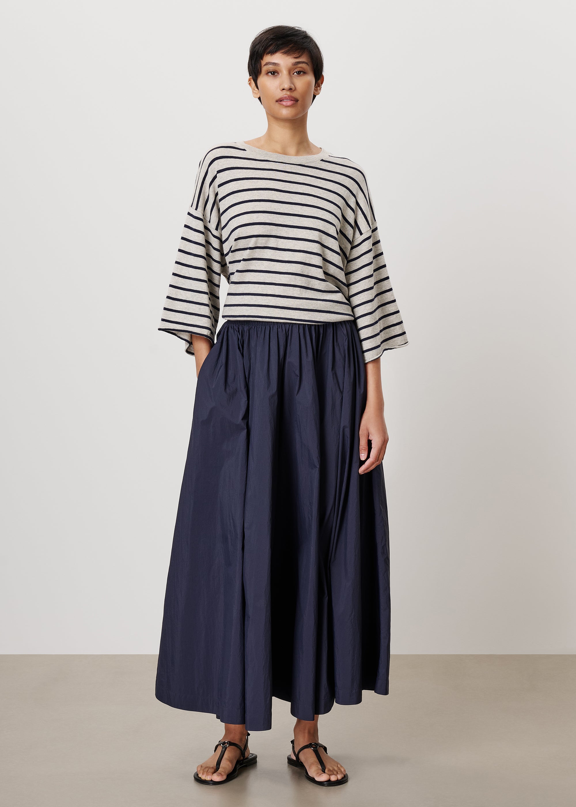 #color_grey/ink blue stripe