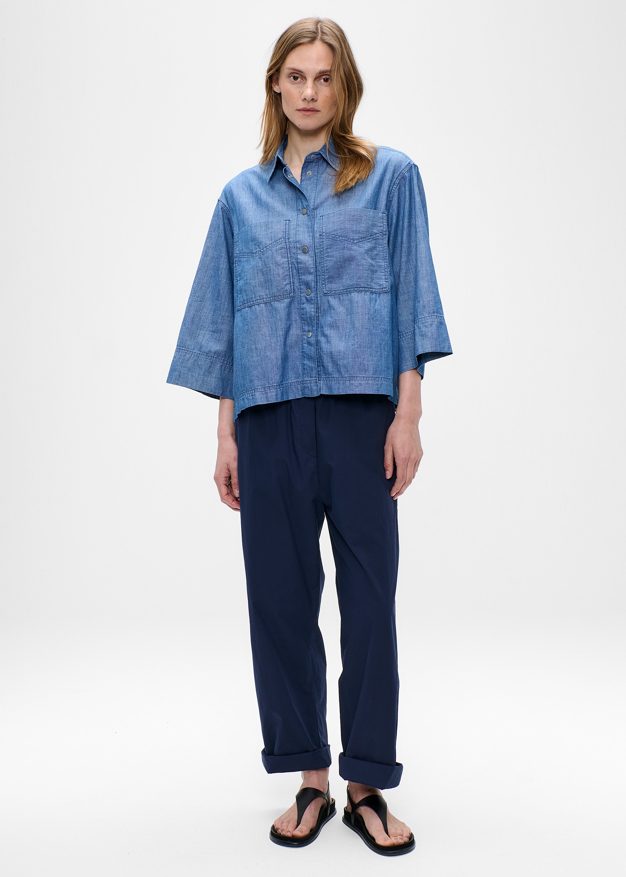 CHEMISE EN DENIM CHAMBRAY