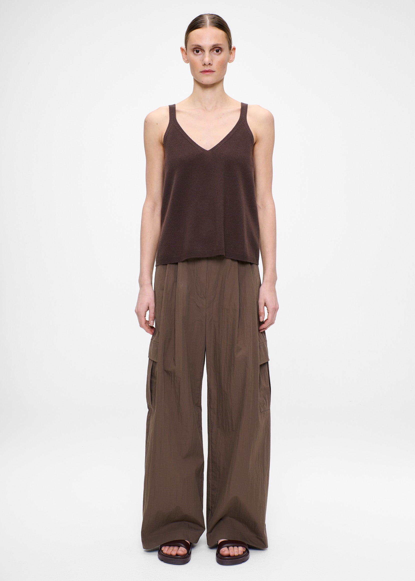 CASHMERE BLEND TANK TOP