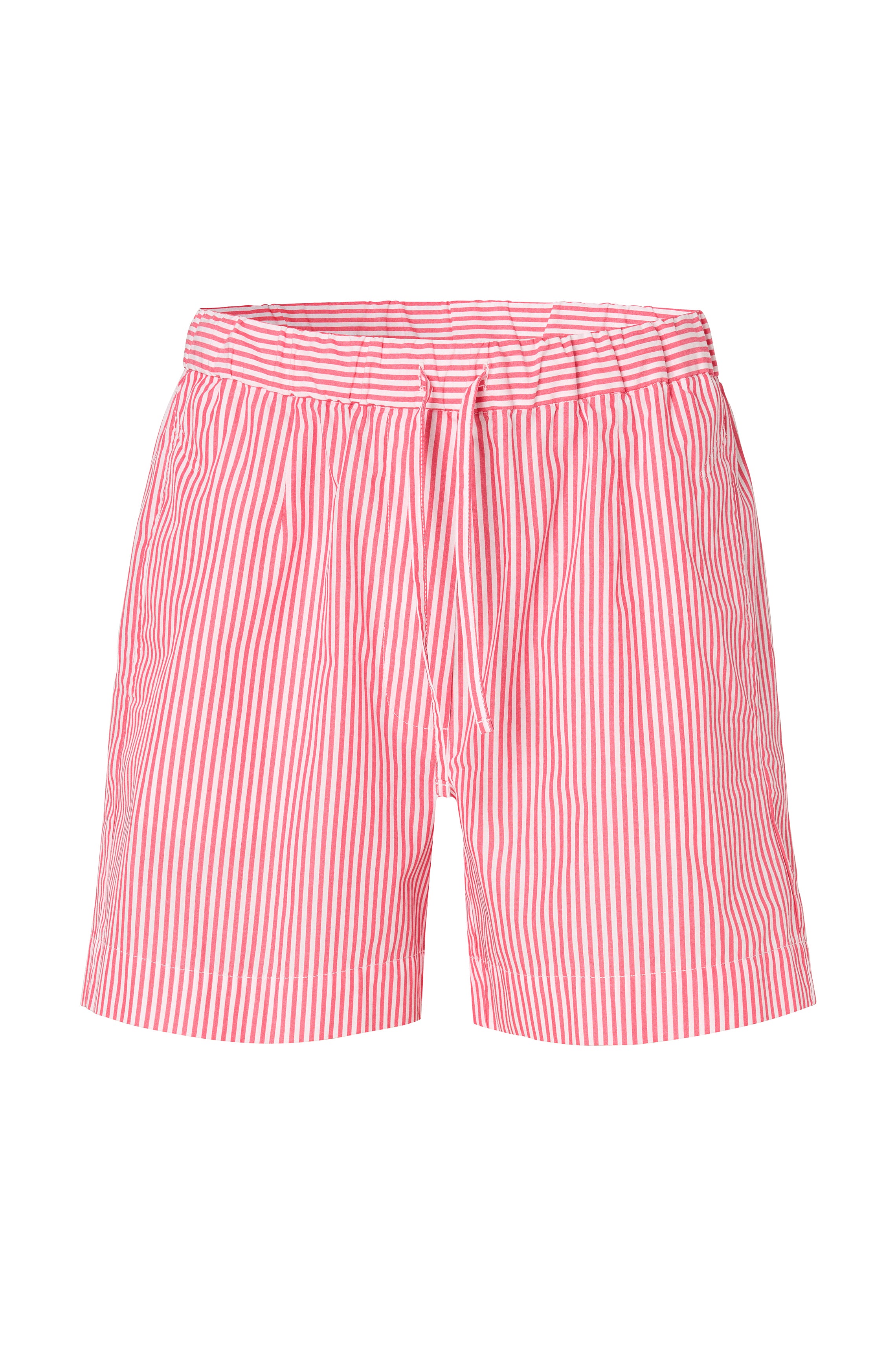 Red 2025 striped shorts