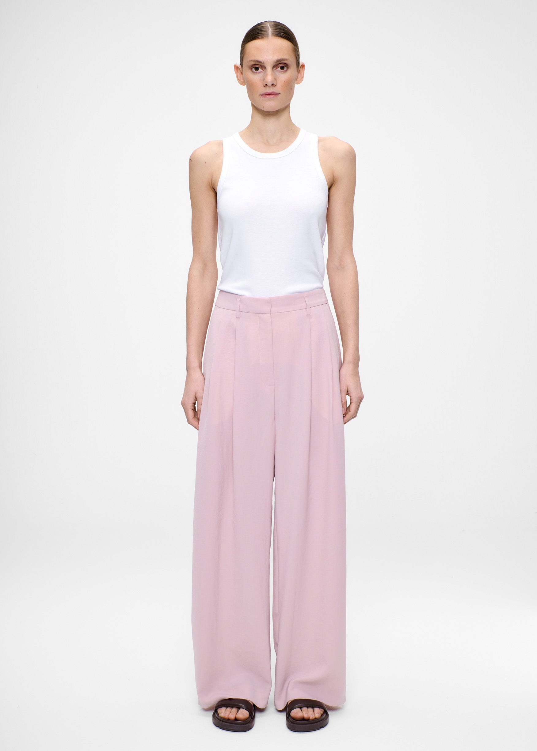 JAPANESE CRÊPE JADE PANTS