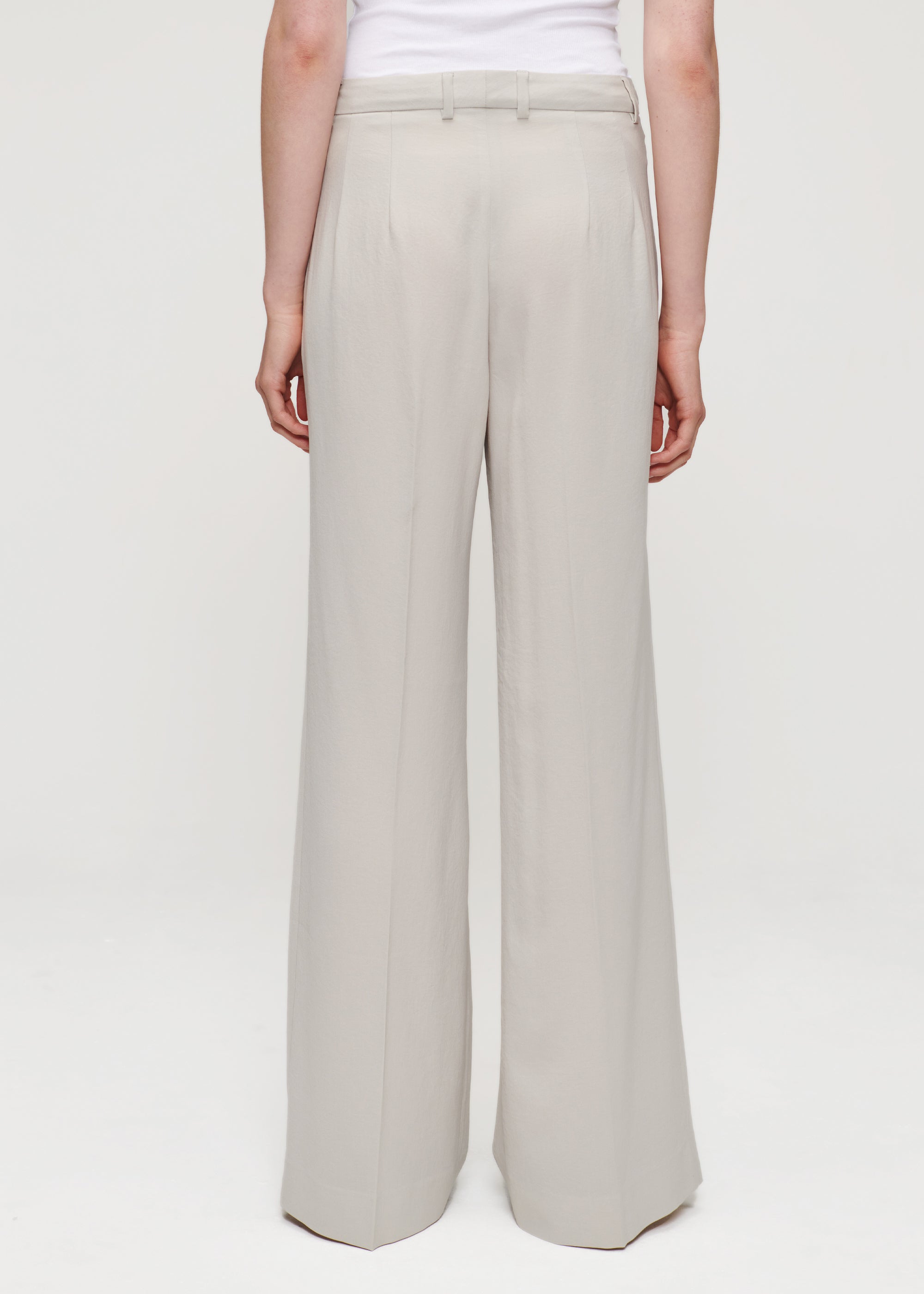 JAPANESE CRÊPE WIDE LEG PANTS