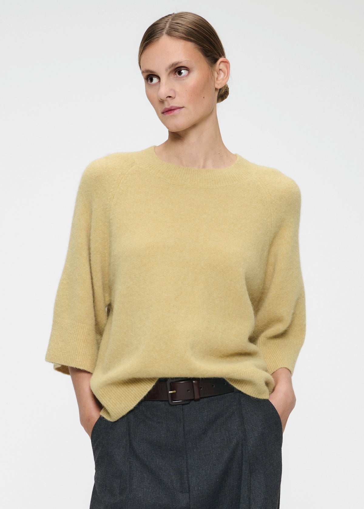 LIGHT WEIGHT ALPACA RAGLAN PULLOVER