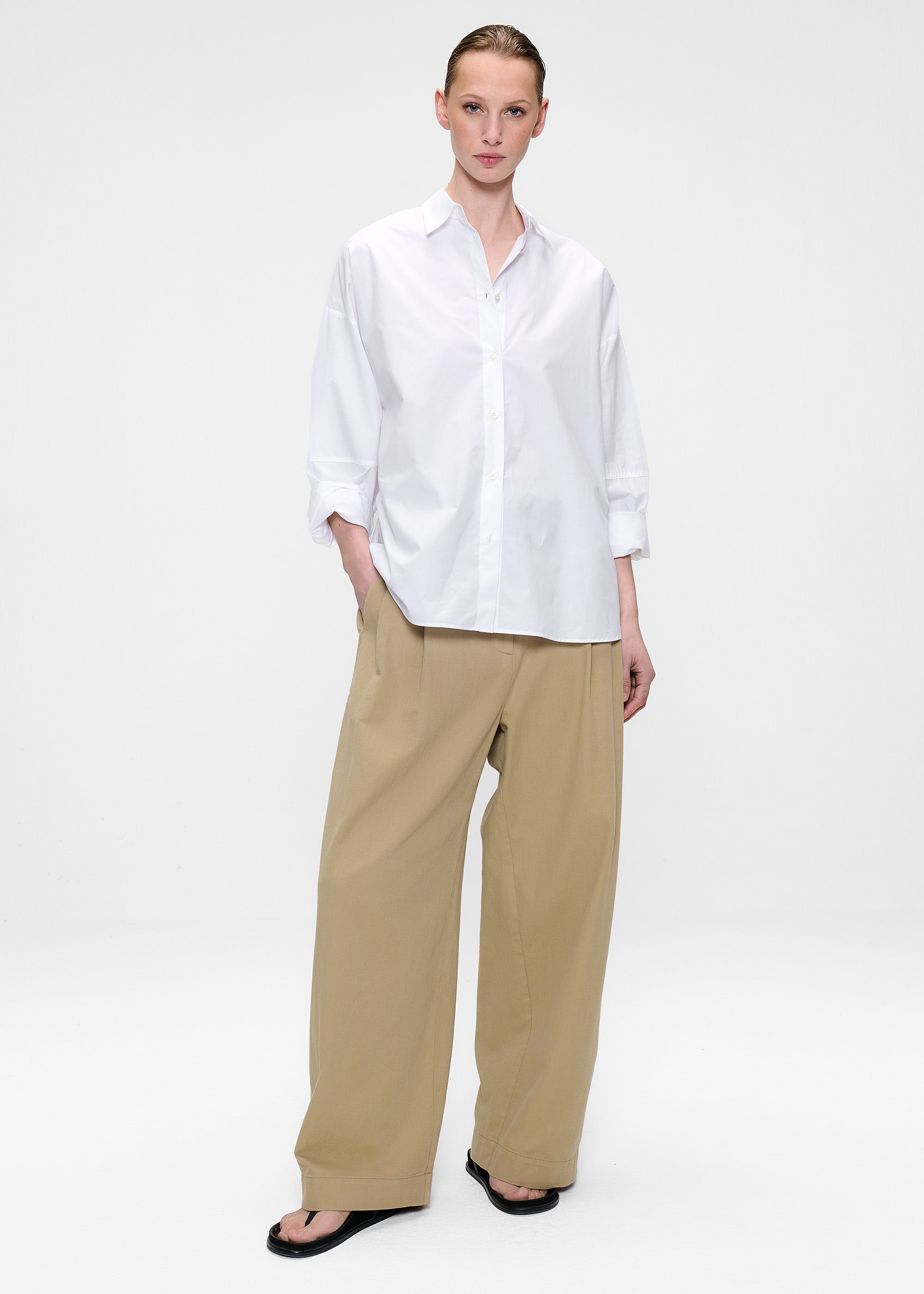 COTTON TWILL JILL PANTS