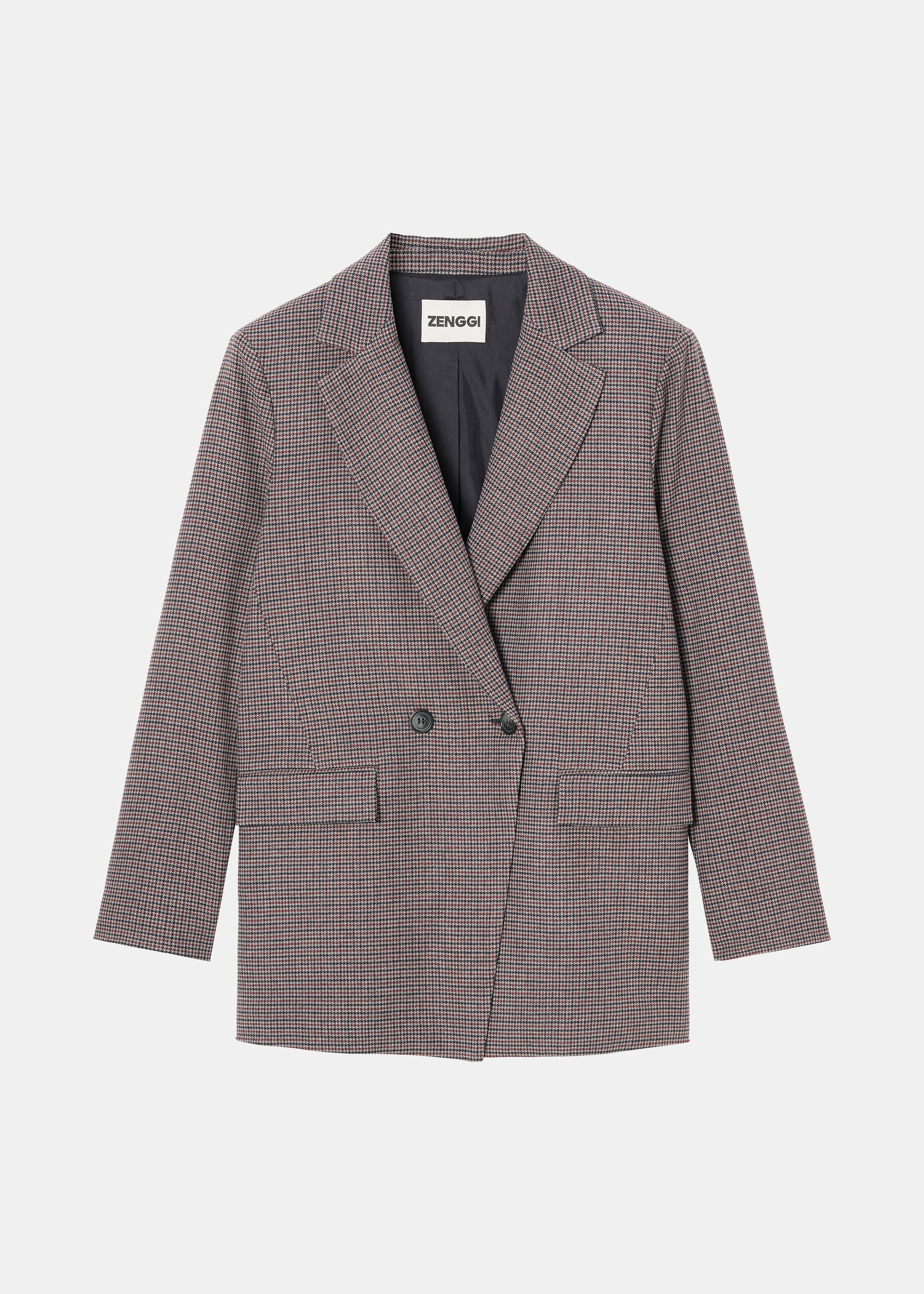 MINI CHECK LOOSE BLAZER