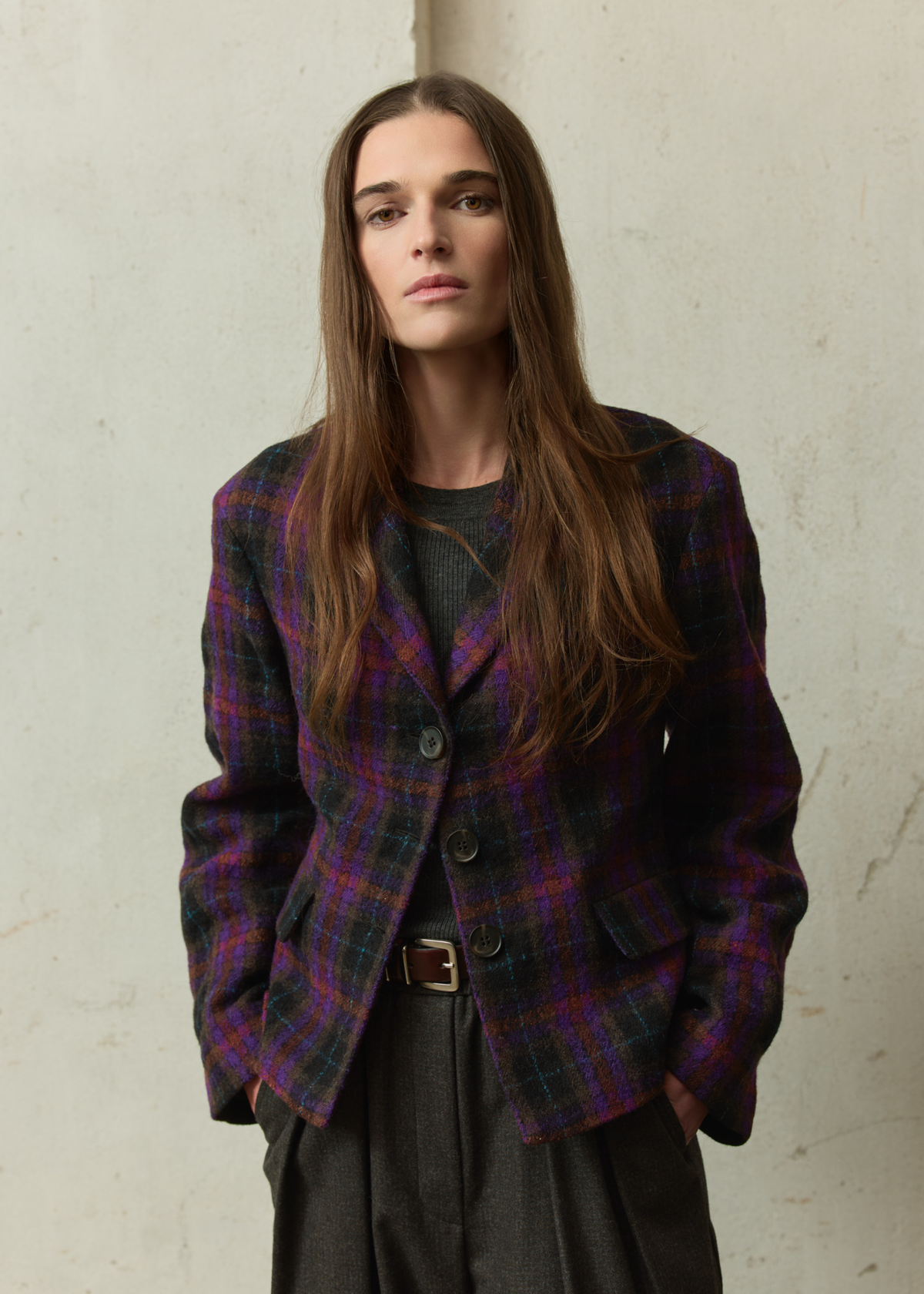 VINTAGE WOOL WAISTED JACKET