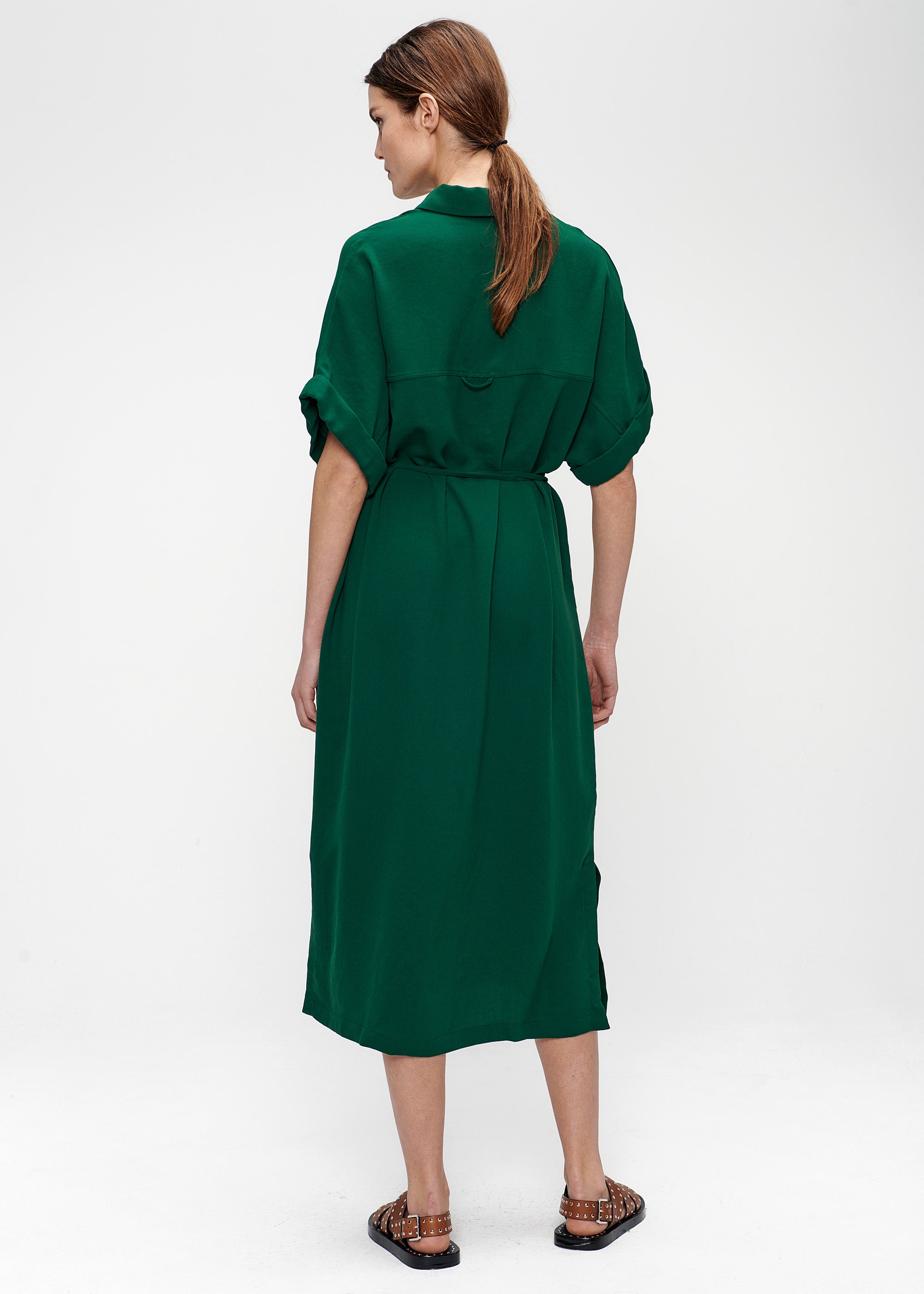 FLUID SHIRT DRESS